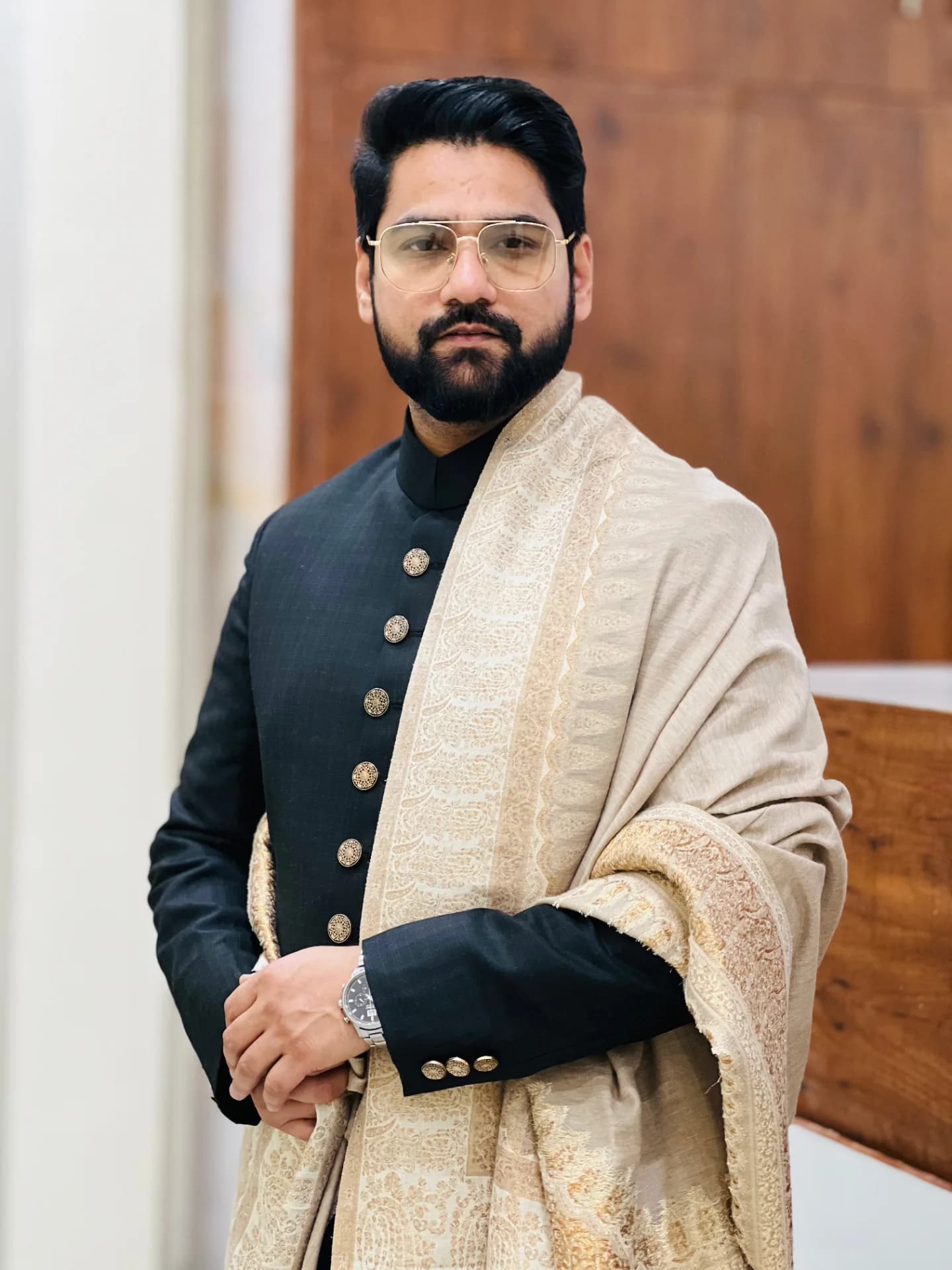 Faizan Ilahi, Sufi singer, during a live performance.